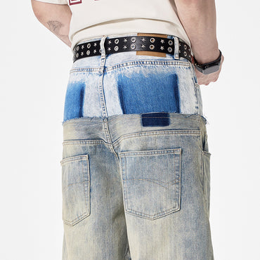 Loose Wide Leg Straight Denim