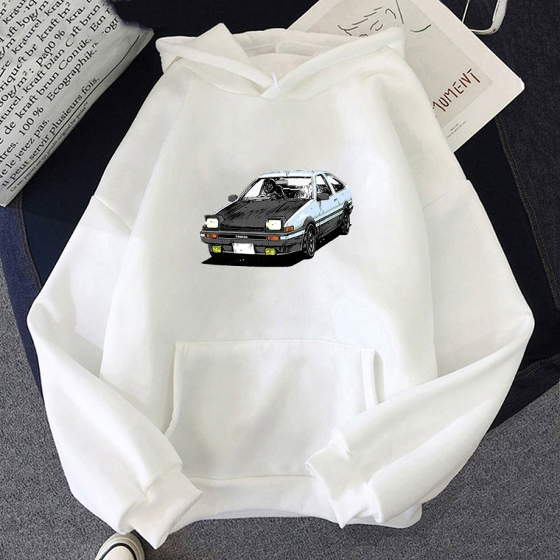 Car Printed Hoodie