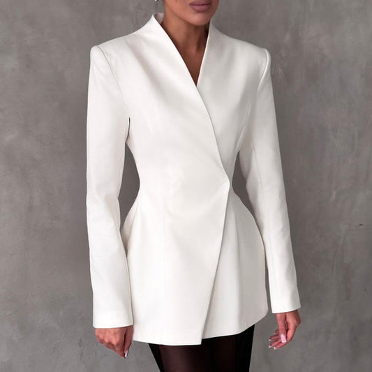 White Lapel Blazers