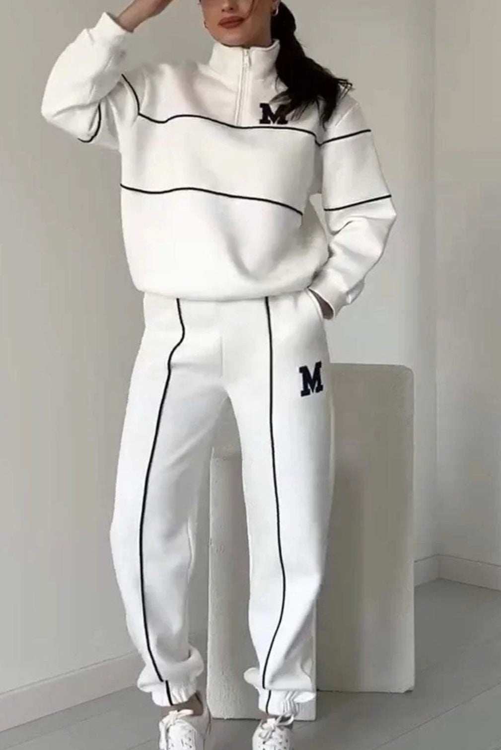 Hoodless Pullover Sweatshirt