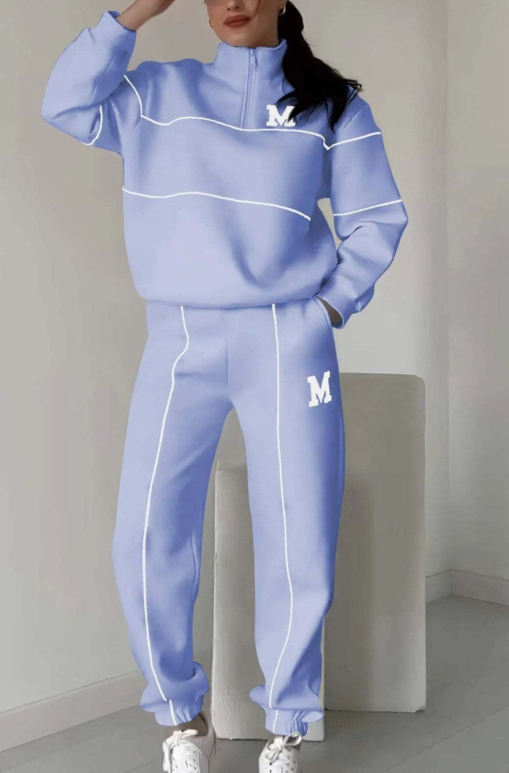 Hoodless Pullover Sweatshirt