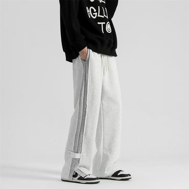 Patchwork Split Track Sweatpant
