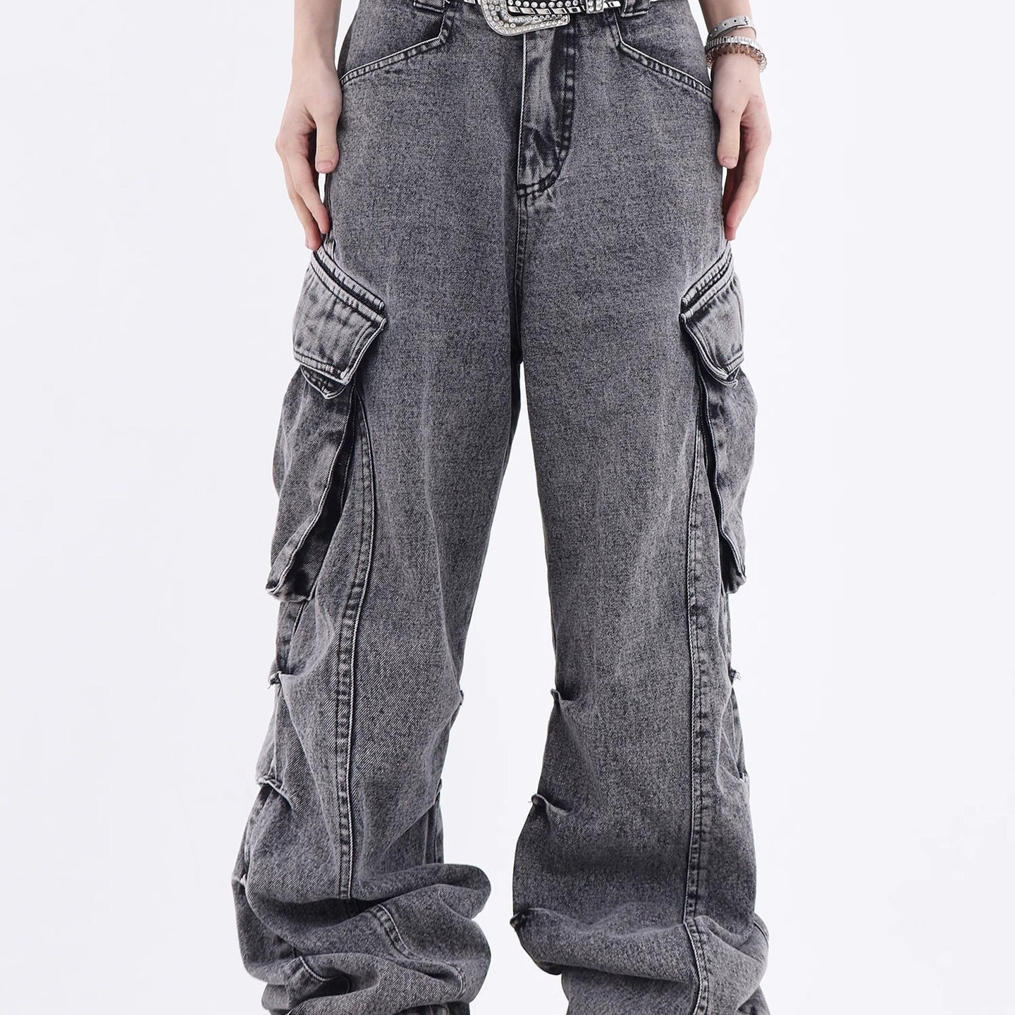 Wide Leg Straight Jeans