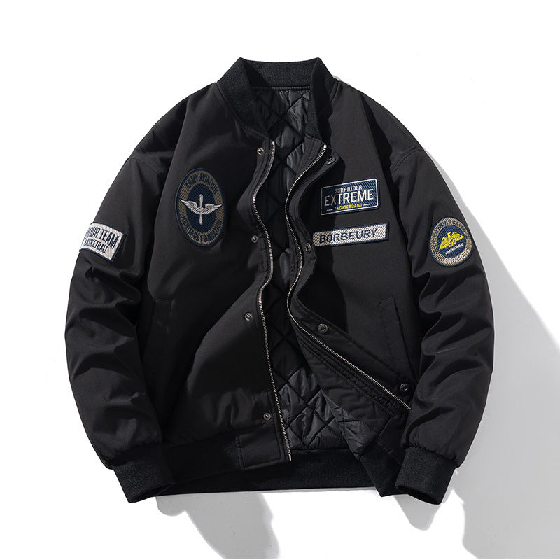 Japanese Style Embroidery Bomber Jacket