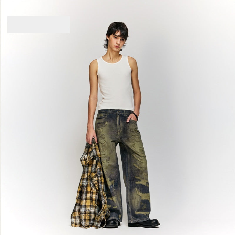 Street Fashion Printed Denim