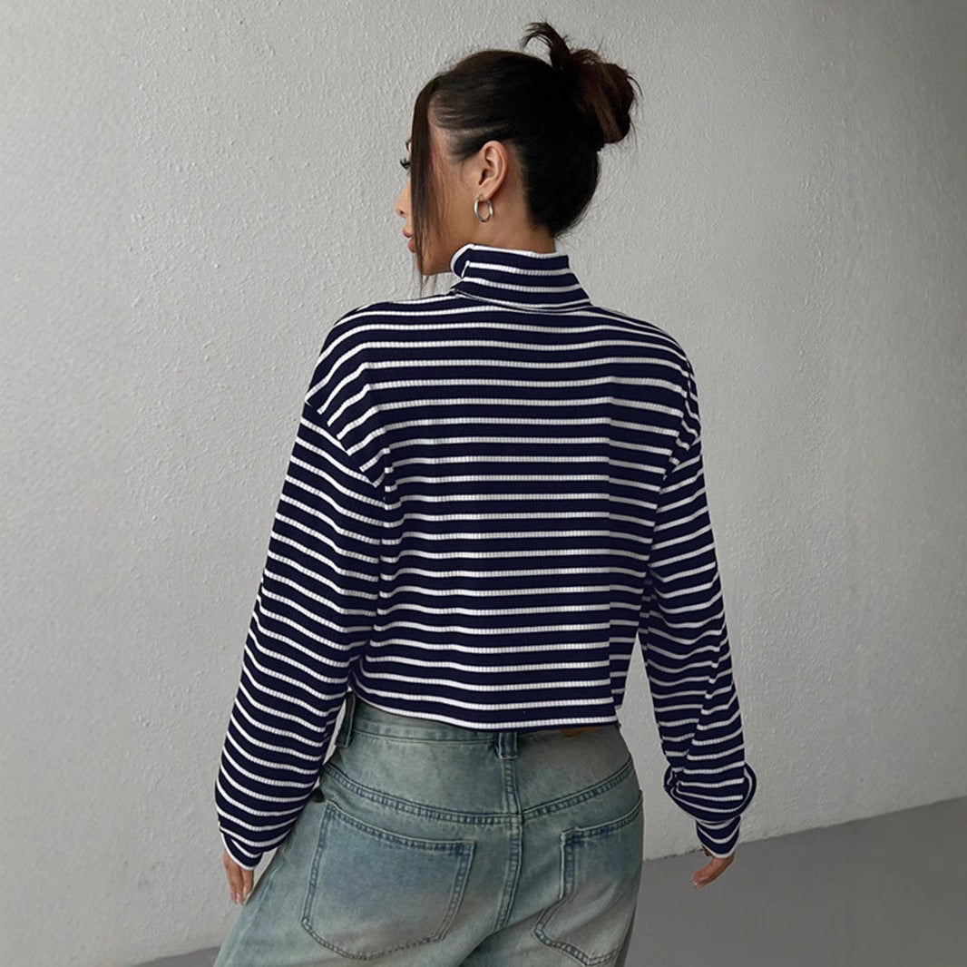 Striped Long Sleeve Top