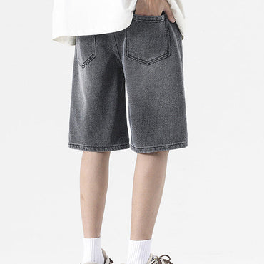 Starry Sky Pattern Denim Shorts