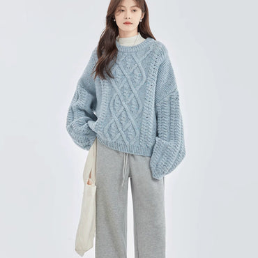 Cable-Knit Sweater