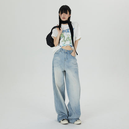 Mop High-Waist Loose Fit Jeans