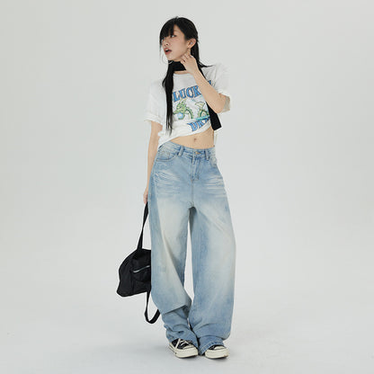 Mop High-Waist Loose Fit Jeans