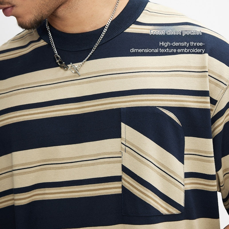 Striped Pocket Tee