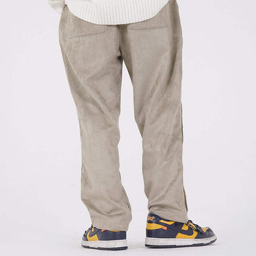 Embroidered Velvet Sweatpants