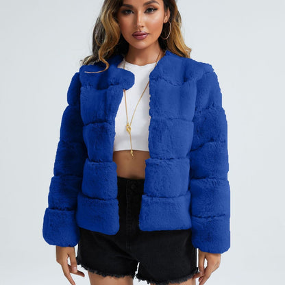 Artificial Fox Fur Coat