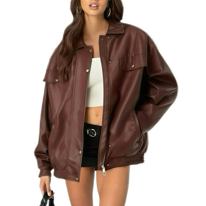 Lapel Motorcycle Jacket