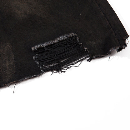 Waste Soil Spray Painting Denim