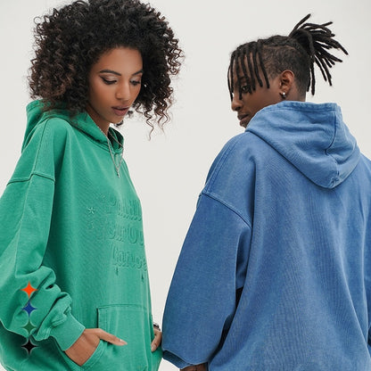 Men's Street Batik  Embroidered Hoodie