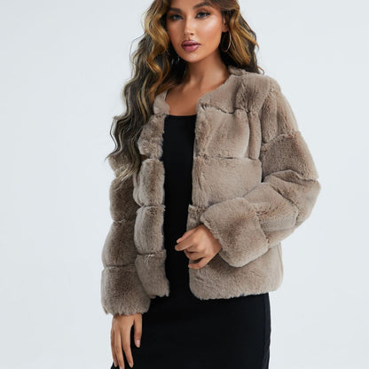 Artificial Fox Fur Coat