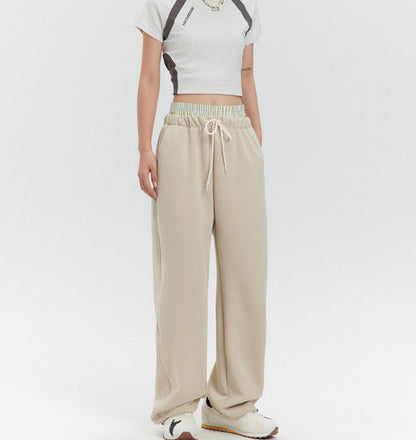 Retro 3D Cutting Casual Sweatpant