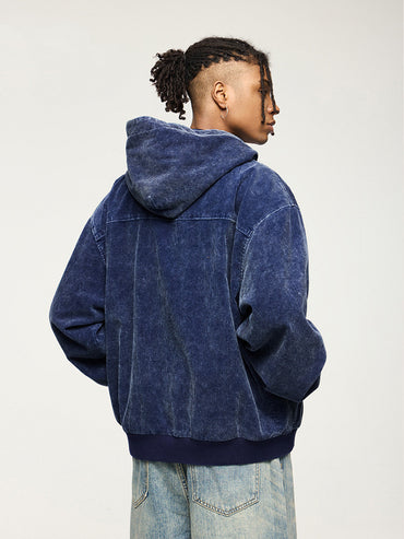 StormWash Hooded Denim Jacket