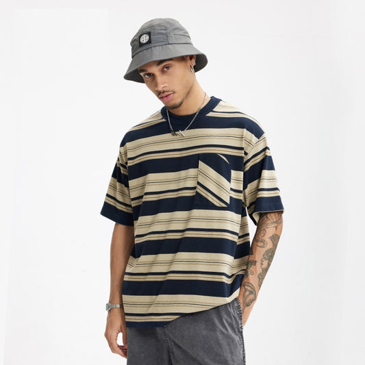 Striped Pocket Tee