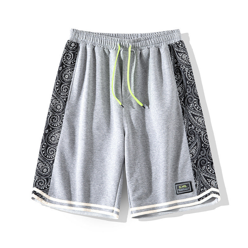 Paisley Panel Sport Shorts