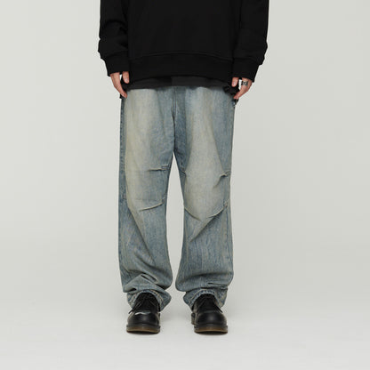 Light Wash Grey Denim Baggy