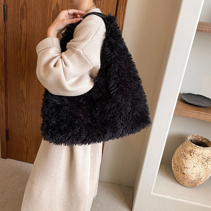 Autumn & Ainter Plush Handbag