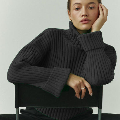 Striped Turtleneck Sweaters