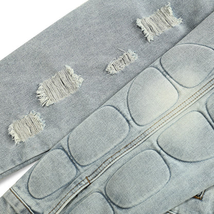 Skull Skeleton Denim Jacket
