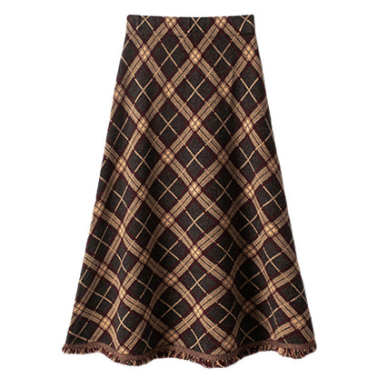 Big Hem Wool Midi Dress