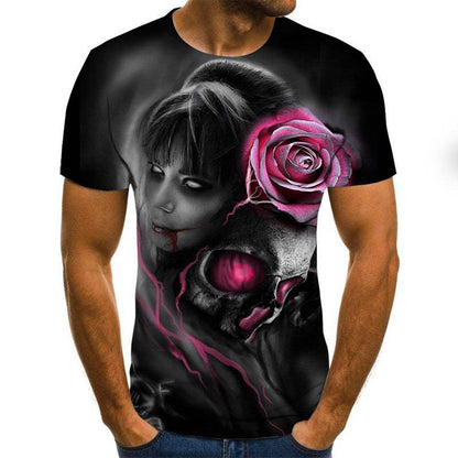 3DT Horror Skull Short Sleeve
