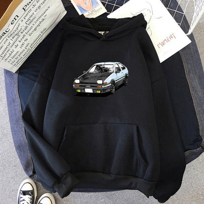 Car Printed Hoodie