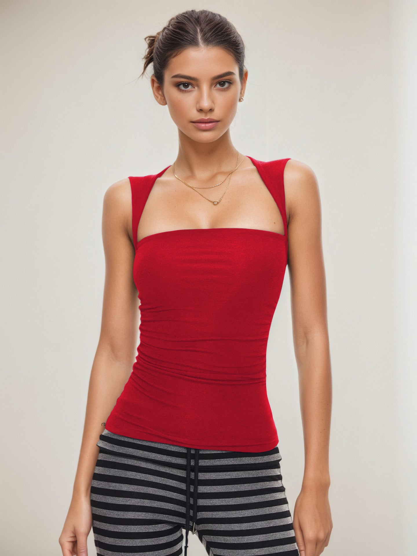 Short Sleeve Fitted Top