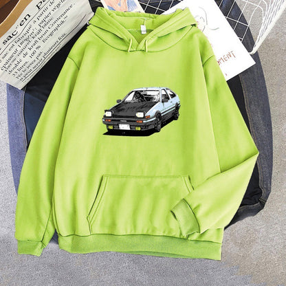 Car Printed Hoodie