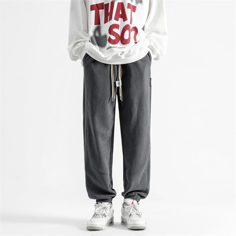 Ankle-tied Track Sweatpant