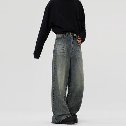 Casual Straight-leg Wide Leg Jeans