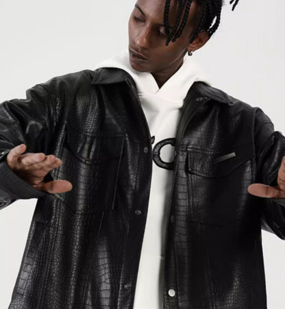 Retro Biker's PU Leather Jacket