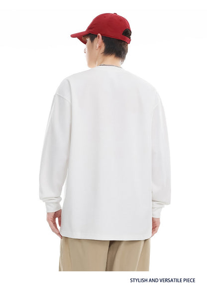 Essential Long-Sleeve Pocket Tee