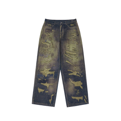 Street Fashion Printed Denim
