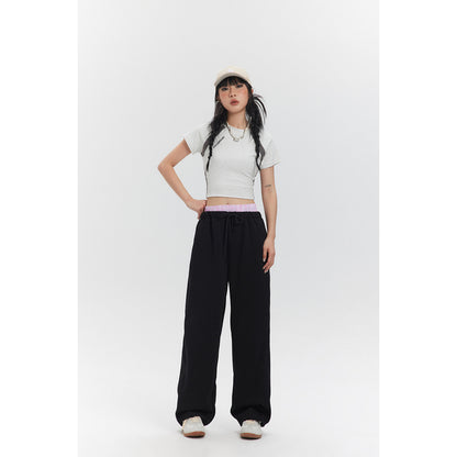 Retro 3D Cutting Casual Sweatpant