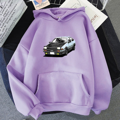 Car Printed Hoodie