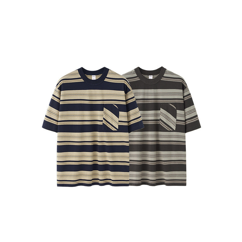 Striped Pocket Tee