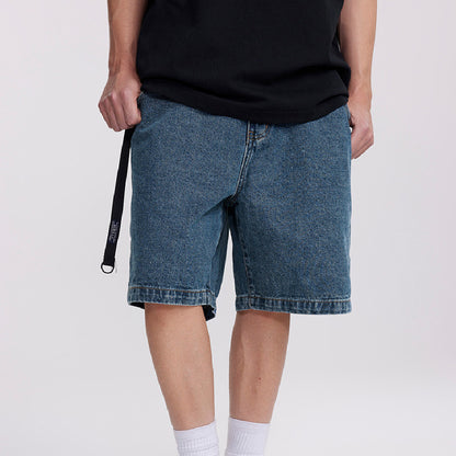 Retro Dark Denim Shorts
