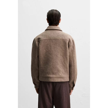 Wool Button-Up Jacket