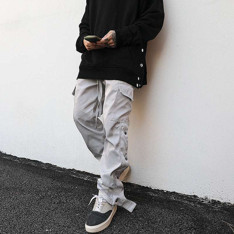 Ankle Snap Cargo Pants