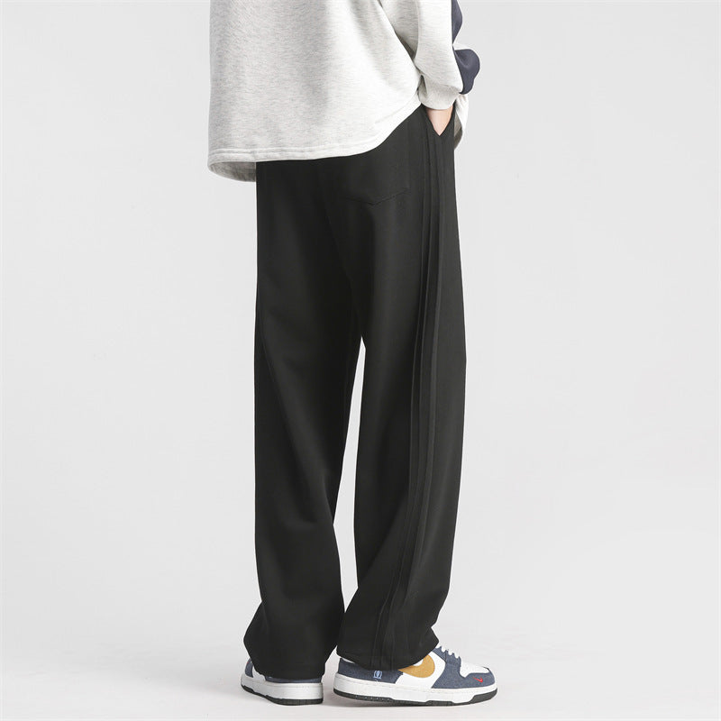 New Drawstring Straight Sweatpant