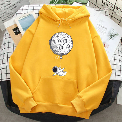 Loose Casual Printed Hoodie