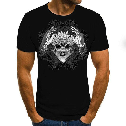 3DT Horror Skull Short Sleeve