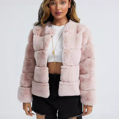 Artificial Fox Fur Coat