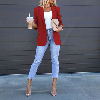 Open Front Jacket Blazer
